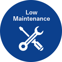 Low maintenance

